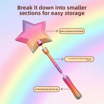 Select Society 3D Magic Wand Payment Clip Holder in use, securely holding payment cards and cash.