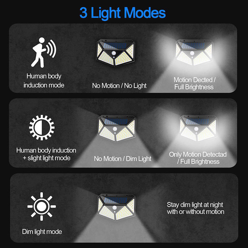 Close-up of Select Society Solar Wall Light's efficient solar panel and bright LED array for pathways.