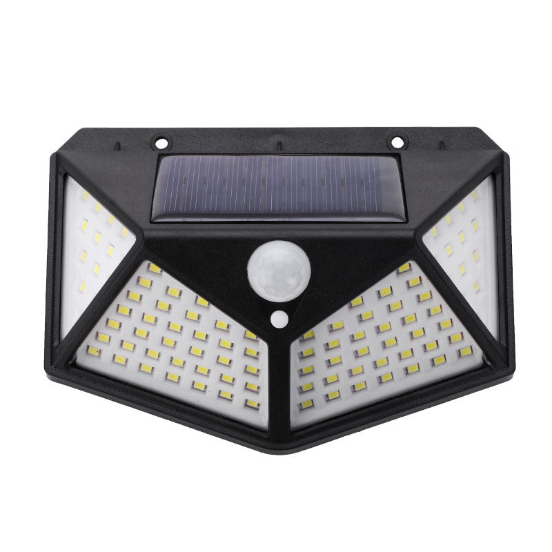 Detail view of the durable, weather-resistant housing on the Select Society Solar Wall Light, built to last.