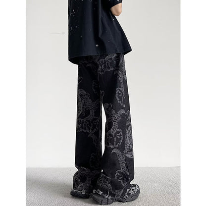 Select Society black jeans, highlighting the quality denim fabric and precise stitching on the front pocket.