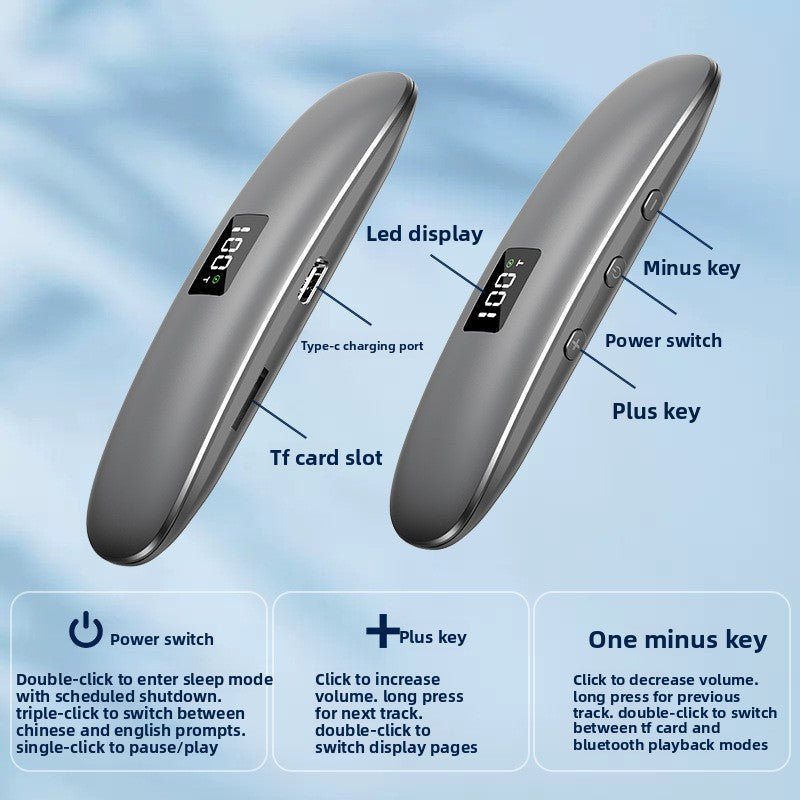 The Select Society Bone Conduction Pillow Speaker with its charging cable, ready for peaceful nights.