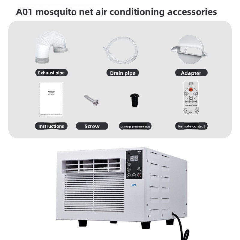 Select Society Portable Air Conditioner, sleek white design, compact for apartment living and easy home cooling.