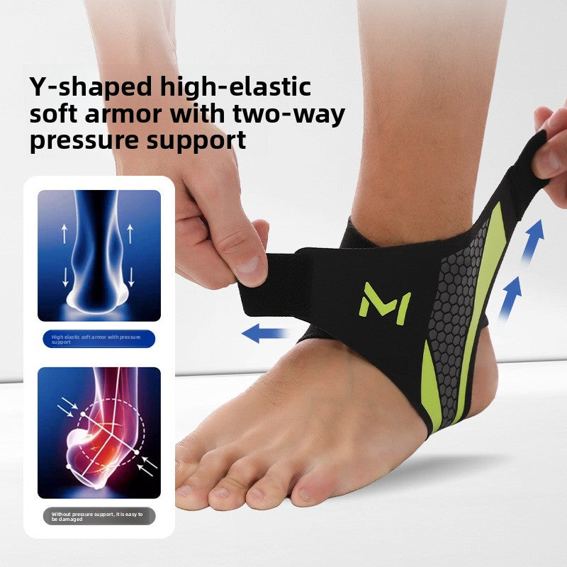 Select Society Ankle Brace shown from a side angle, revealing its ergonomic design for comfortable fit.
