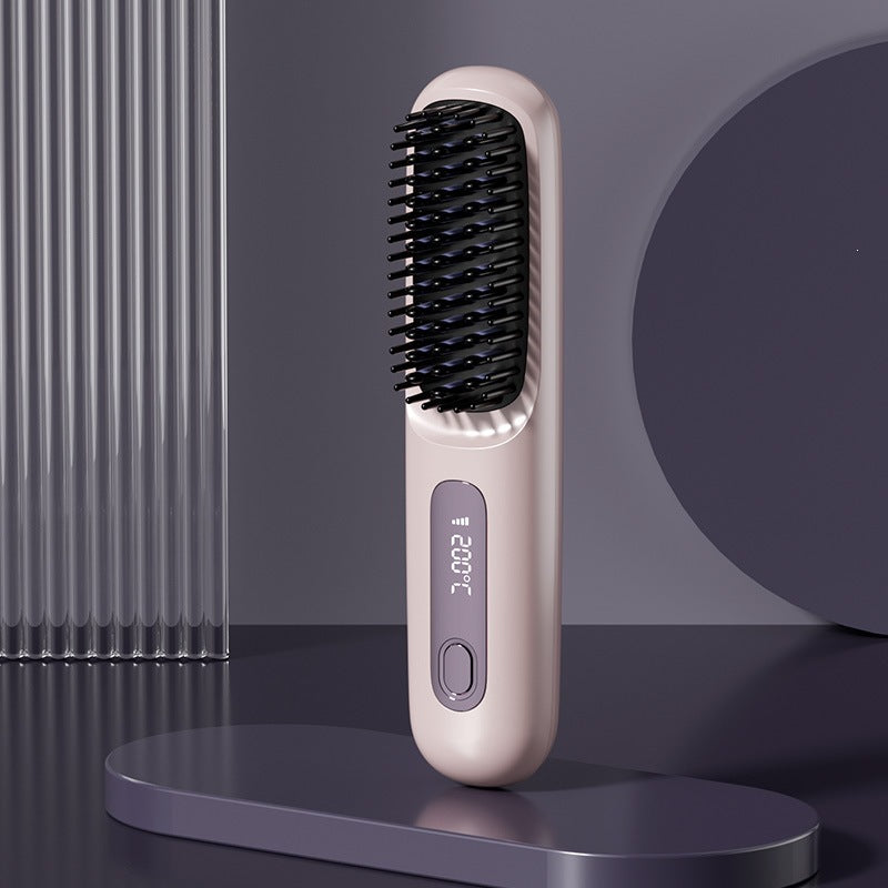 Select Society Wireless Hair Straightening Comb, showcasing its durable, high-quality construction and finish.