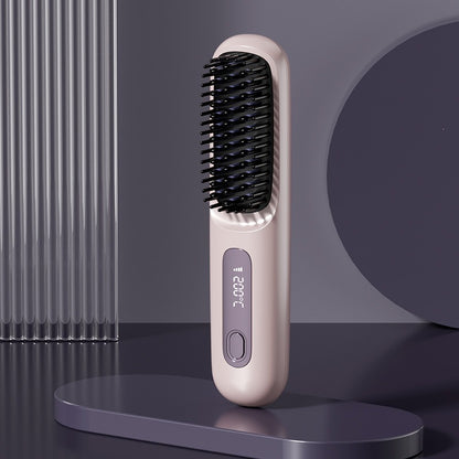 Select Society Wireless Hair Straightening Comb, showcasing its durable, high-quality construction and finish.