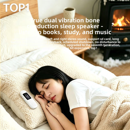 Select Society Bone Conduction Pillow Speaker, showcasing its ultra-thin profile and sleek design.