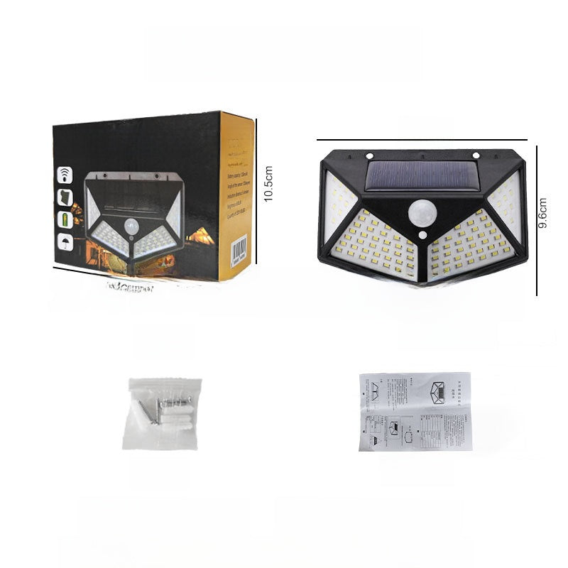Side profile of the Select Society Solar Wall Light, highlighting its compact, unobtrusive design for any wall.