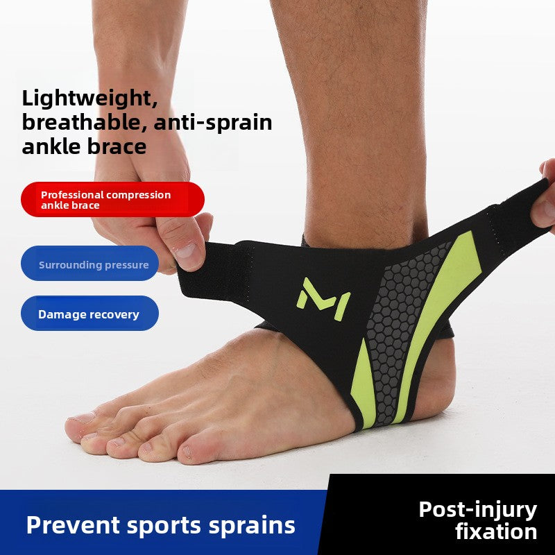 Select Society Sports Compression Ankle Brace, a sleek black and grey design for athletic support.