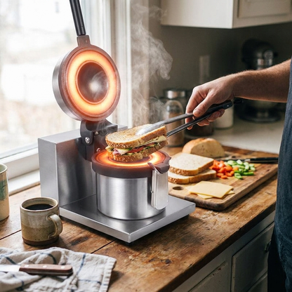 Commercial Dual Plate Waffle Maker